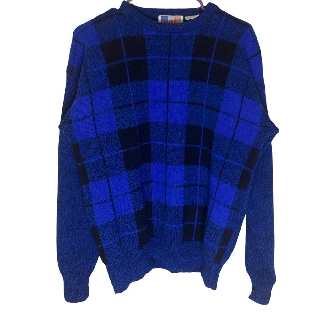Swatches Wool Navy black sweater women's size XL